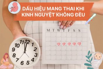 10+Dấu hiệu mang thai khi kinh nguyệt không đều