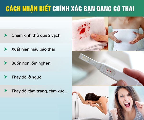 Dấu hiệu nhận biết có thai sớm nhất chị em nên lưu ý